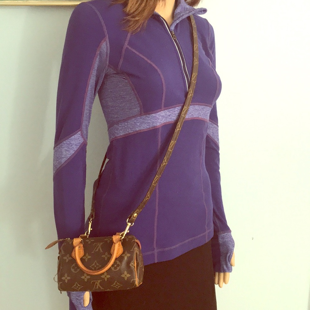 Louis Vuitton Mini Speedy With Monogram Strap EUC